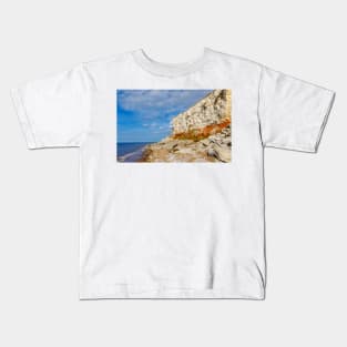 Cliffs at Old Hunstanton Kids T-Shirt